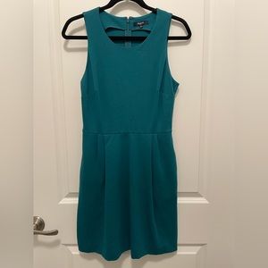 Madewell teal work dress with pockets size small